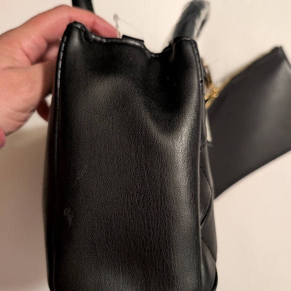 BEBE Everett Small satchel in Black Crossbody NEW - Picture 7 of 8